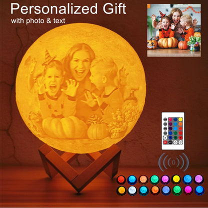 Luna Lámpara Led Personalizada de 15 cm