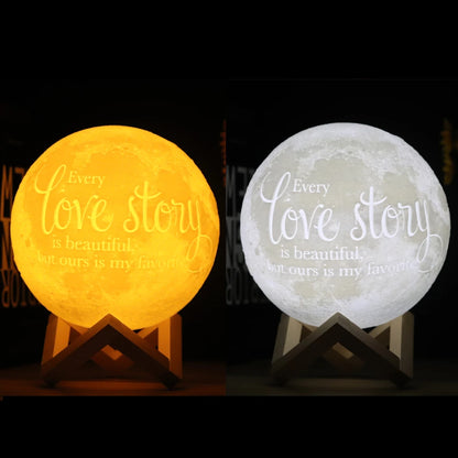 Luna Lámpara Led Personalizada de 15 cm
