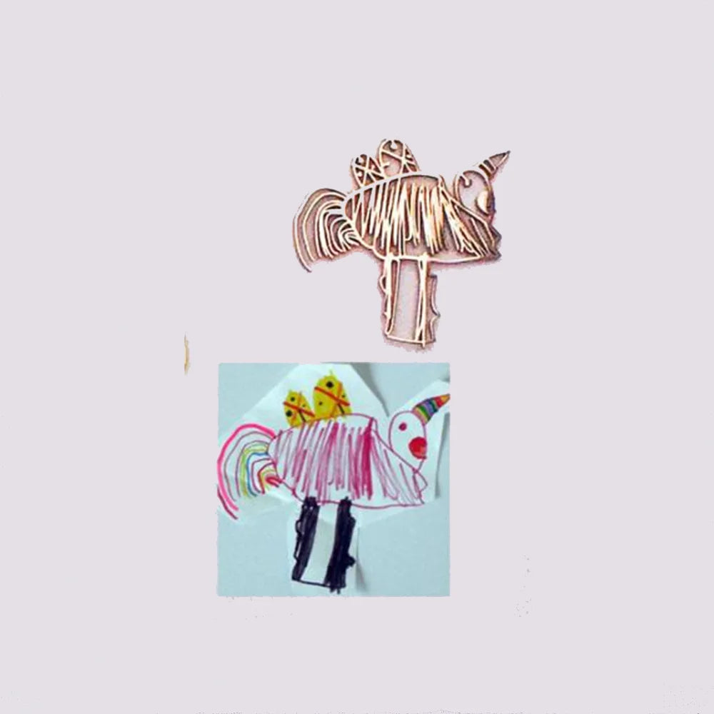Llavero de Dibujos de Niño Personalizado